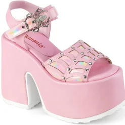 Women Demonia Cult Camel-17