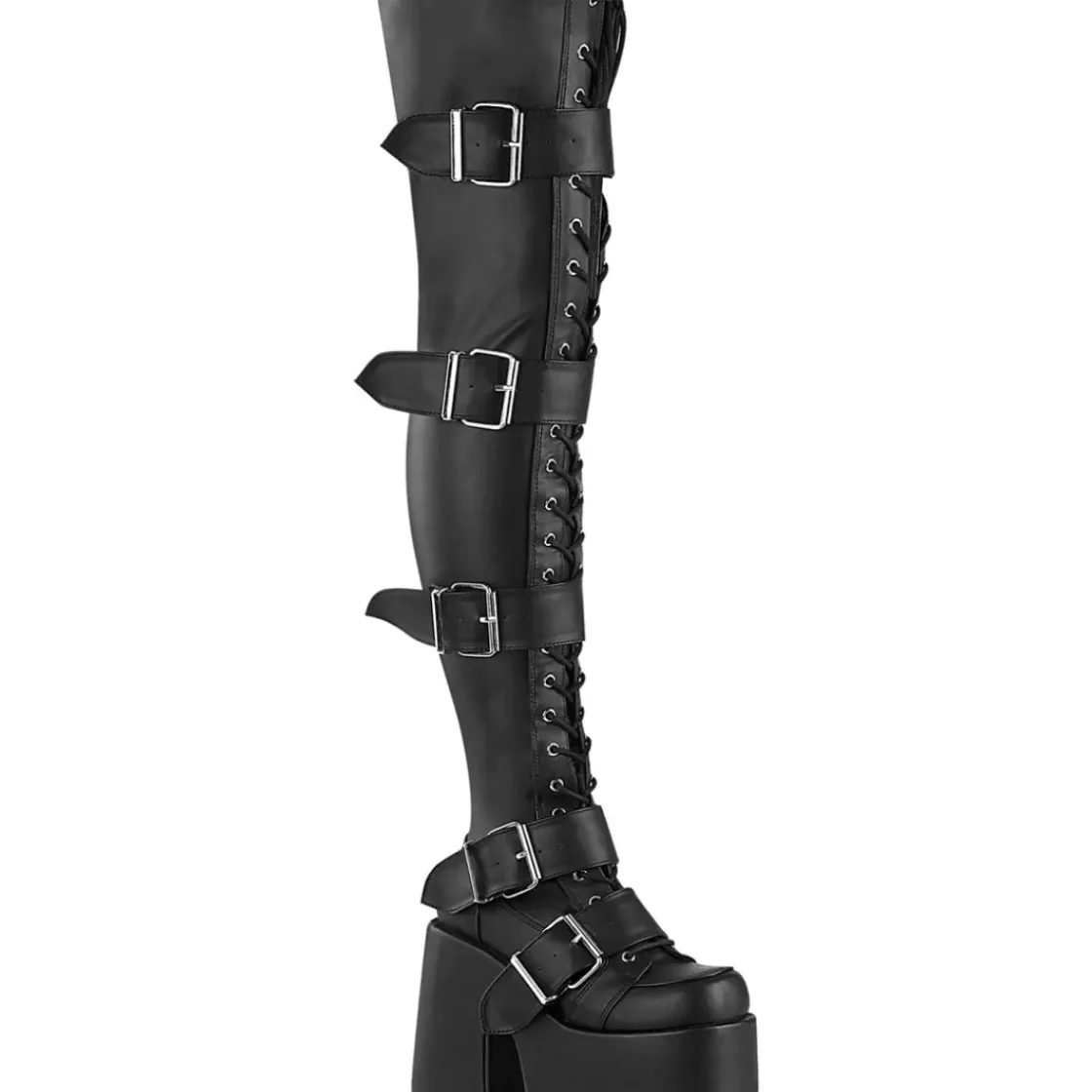 Women Demonia Cult Camel-305
