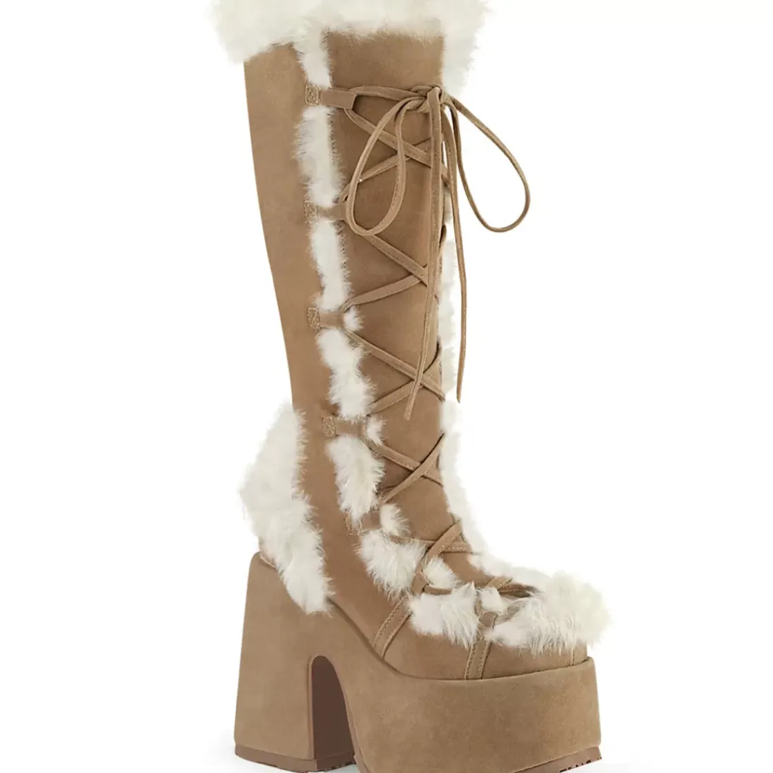 Women Demonia Cult Camel-311
