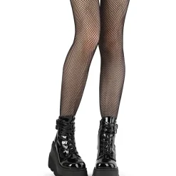 Women Demonia Cult Fishnet Pantyhose
